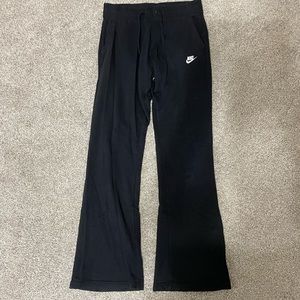 Womens black Nike sweatpants